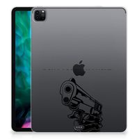 iPad Pro 12.9 (2020) | iPad Pro 12.9 (2021) Print Case Gun Don't Touch My Phone