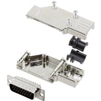 encitech DCMR-FK-15-HDP26-K 6355-0066-02 D-sub male connectorset 90 ° Aantal polen: 26 Soldeerkelk 1 set(s)