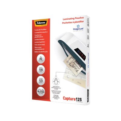 Fellowes ImageLast 125 micron lamineerhoes glanzend A5-100pk Fellowes ImageLast 125 micron lamineerhoes glanzend A5-100pk