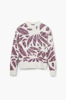 Bladprint trui - MATERIAL FINISHES - XL