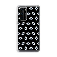 Eyes pattern: Huawei P40 Transparant Hoesje