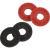 Fender Strap Blocks (2x Black, 2x Red)