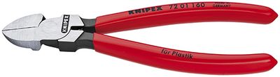 Knipex Zijsnijtang voor kunststof met kunststof bekleed 140 mm - 7201140