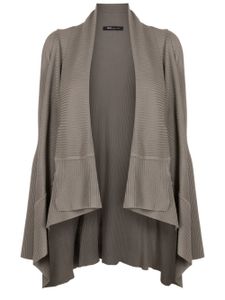 Uma | Raquel Davidowicz manteau asymétrique à design ouvert - Gris