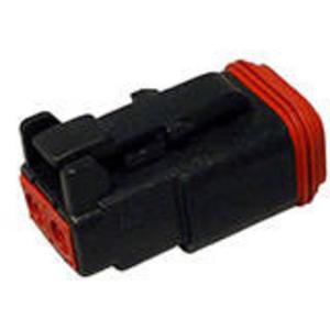 TE Connectivity DT06-2S-P012 Ronde connector Bus, recht Totaal aantal polen: 2 Serie (ronde connectors): DT 1 stuk(s)