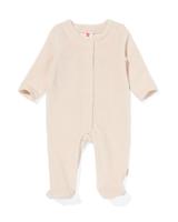 HEMA Newborn boxpakje velours rib ecru (ecru)