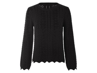 esmara Dames top (Zwart, L (44/46))