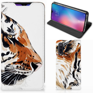 Bookcase Xiaomi Mi 9 Watercolor Tiger