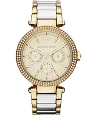 Horlogeband Michael Kors MK6374 Staal Bi-Color 16mm