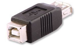 Lindy USB A/B USB B Zwart