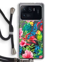 Papegaaien: Xiaomi Mi 11 Ultra Transparant Hoesje met koord
