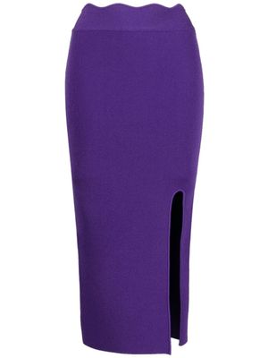 Galvan jupe taille haute Delia - Violet