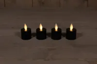 Anna's Collection LED theelicht oplaadbaar flame effect uitbreidingsset 5cm zwart 4 stuks Anna's Collection LED theelicht oplaadbaar flame effect uitbreidingsset 5cm zwart 4 stuks