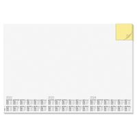 Bureau onderlegger papier 41 x 59,5 cm met kalender 30 vellen