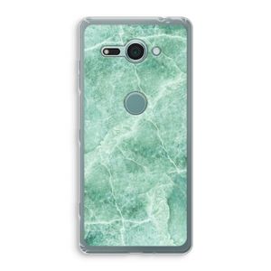 Groen marmer: Sony Xperia XZ2 Compact Transparant Hoesje