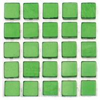 Glorex hobby mozaieken maken steentjes/tegels - 119x - groen - 0.5 x 0.5 x 0.2 cm - zelfklevend