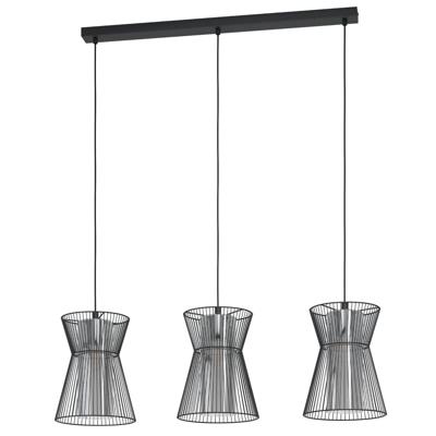 Eglo 3-lichts hanglampMaseta zwart - 99634