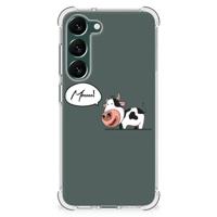 Samsung Galaxy S23 Plus Stevig | Bumper Hoesje | Cow