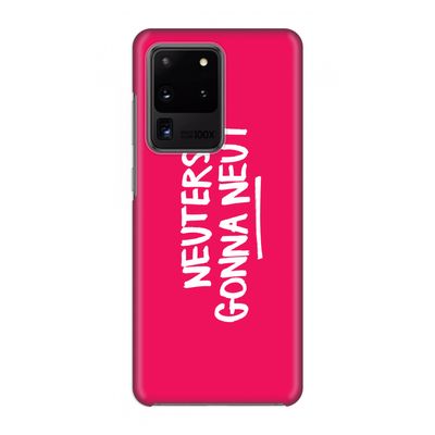 Neuters (roze): Volledig geprint Samsung Galaxy S20 Ultra Hoesje