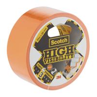 Plakband scotch high visibility 48mmx25m oranje | 6 stuks