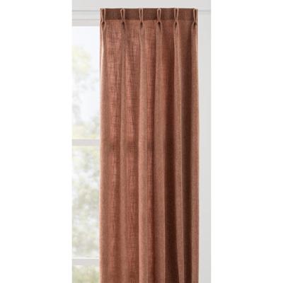 Leen Bakker - Gordijnstof Steve Lichtdoorlatend - Polyester - Roze - B140 Cm