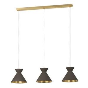 EGLO Nastasia Hanglamp - E27 - 100 cm - Zwart|Cappuccino