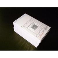 Kassablok met doorslag + nummer met carbon en rekenkolommen 10 stuks