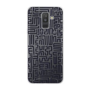 Moroccan Print: Samsung Galaxy A6 Plus (2018) Transparant Hoesje