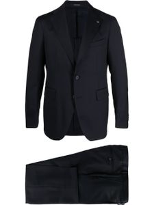 Tagliatore costume en laine à veste à simple boutonnage - Bleu