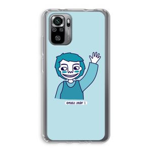 Zwaai: Xiaomi Redmi Note 10S Transparant Hoesje