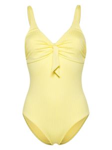 Melissa Odabash maillot de bain nervuré Lisbon - Jaune