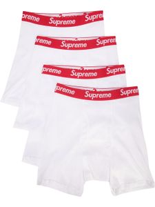 Supreme lot de quatre boxers Hanes - Blanc