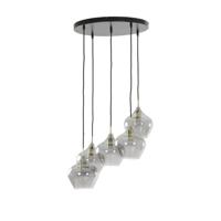 Light and Living hanglamp - brons - glas - 2948927 - thumbnail
