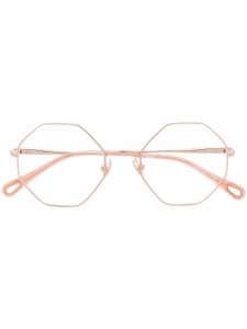 Chloé Eyewear lunettes de vue à monture structurée - Rose