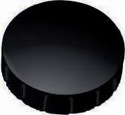 MAUL magneet Solid, 24 mm, trekkracht 600 gr, doos van 10 stuks, zwart