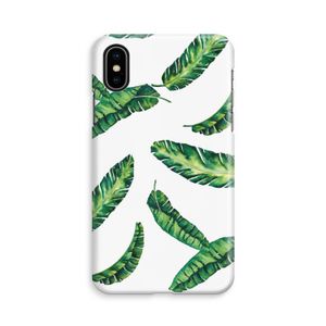 Lange bladeren: iPhone X Volledig Geprint Hoesje
