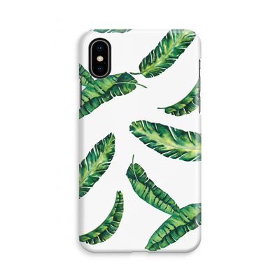 Lange bladeren: iPhone X Volledig Geprint Hoesje