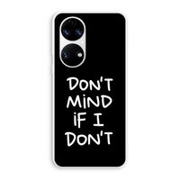 Don't Mind: Huawei P50 Transparant Hoesje