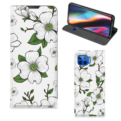 Motorola Moto G 5G Plus Smart Cover Dogwood Flowers Motorola Moto G 5G Plus Smart Cover Dogwood Flowers