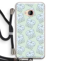 Octopussen: HTC U Play Transparant Hoesje met koord