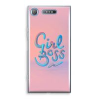 Girl boss: Sony Xperia XZ1 Transparant Hoesje