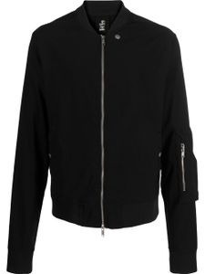 Thom Krom veste bomber à fermeture zippée - Noir