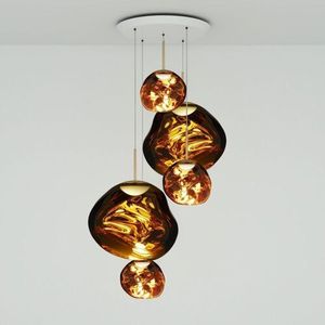 Tom Dixon Melt LED Large Round Hanglamp - Goud