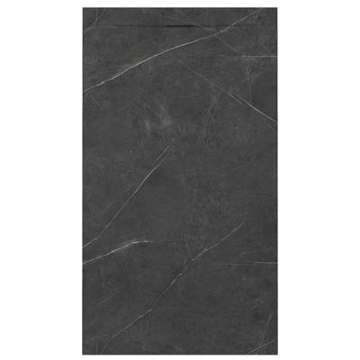 Zenon Essenza Minimal douchevloer - 120x100cm - antislip - antibacterieel - mineraalmarmer - rechthoek - Marble dark (zwart) 400000000000044890