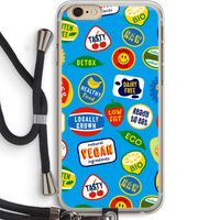 Fruitsticker: iPhone 6 PLUS / 6S PLUS Transparant Hoesje met koord