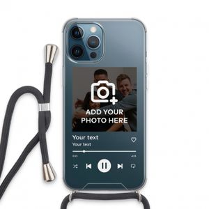 Music Player: iPhone 13 Pro Max Transparant Hoesje met koord
