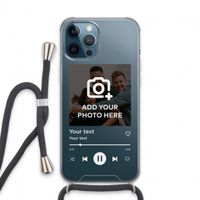 Music Player: iPhone 13 Pro Max Transparant Hoesje met koord