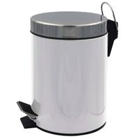 RIDDER Prullenbak Timon 5 L wit - thumbnail