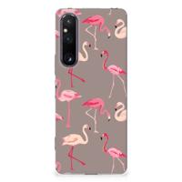Sony Xperia 1 V | TPU Hoesje | Flamingo