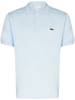 Lacoste polo à détail de logo - Bleu